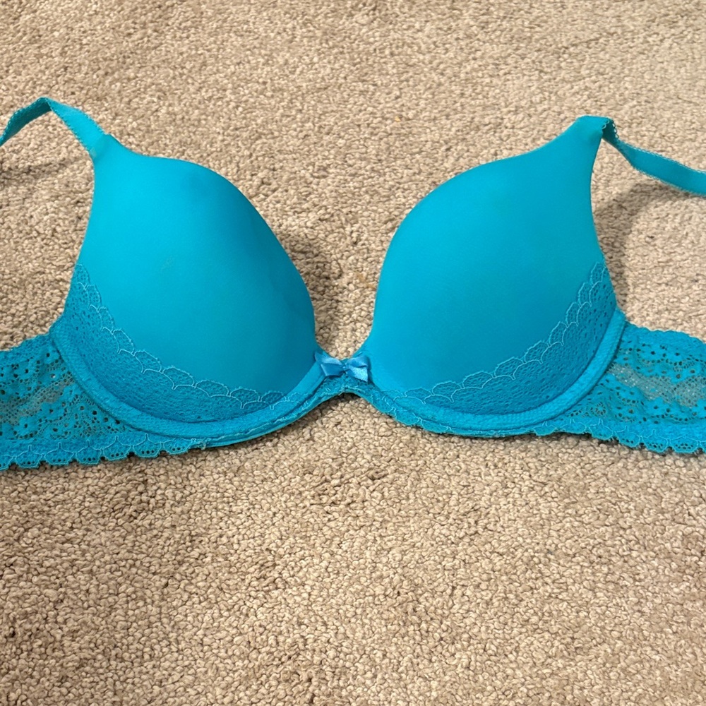 BP Vibrant Turquoise Lace Bra